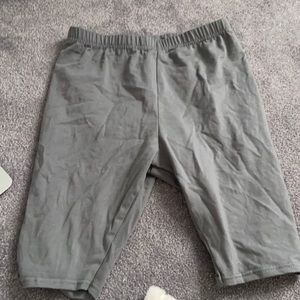 grey pretty little thing biker shorts